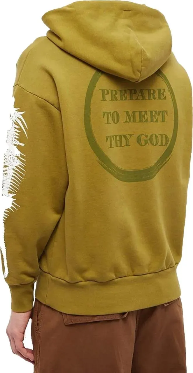   Aries  Dragon Skeletor Temple Logo Hoodie grün