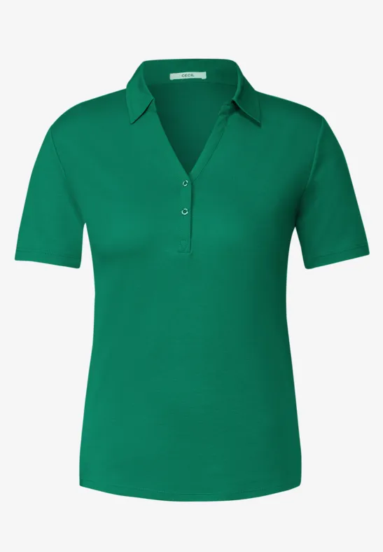Basic Poloshirt in Unifarbe