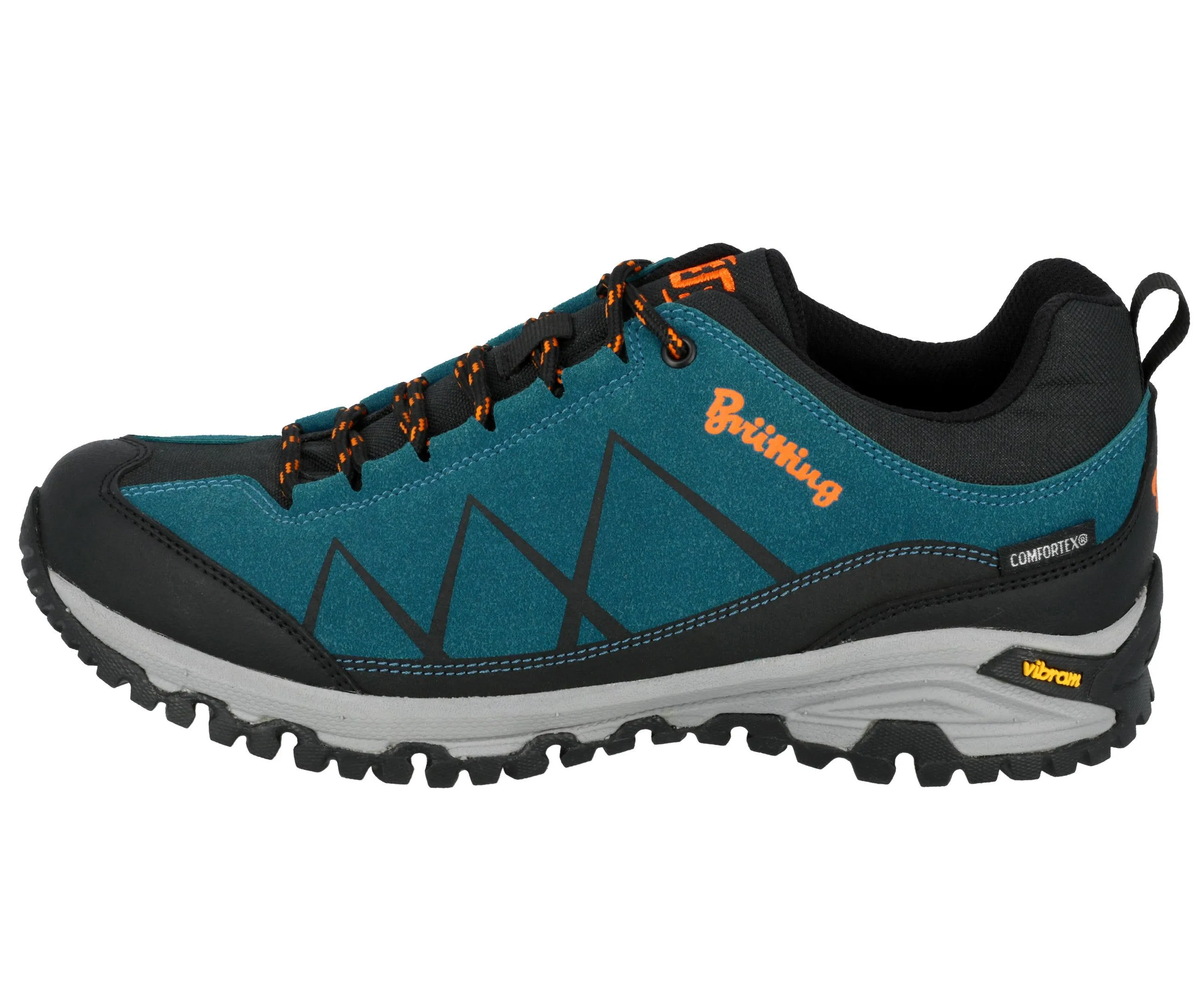 Brütting Wanderschuh Wanderschuhe Herren petrol/schwarz/orange im Online Shop von kaufen