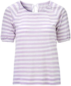 Damen-Blusenshirt, Flieder-Weiß