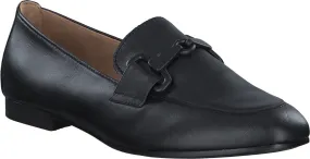 Damen-Slipper aus Leder 103001021672 (Schwarz)