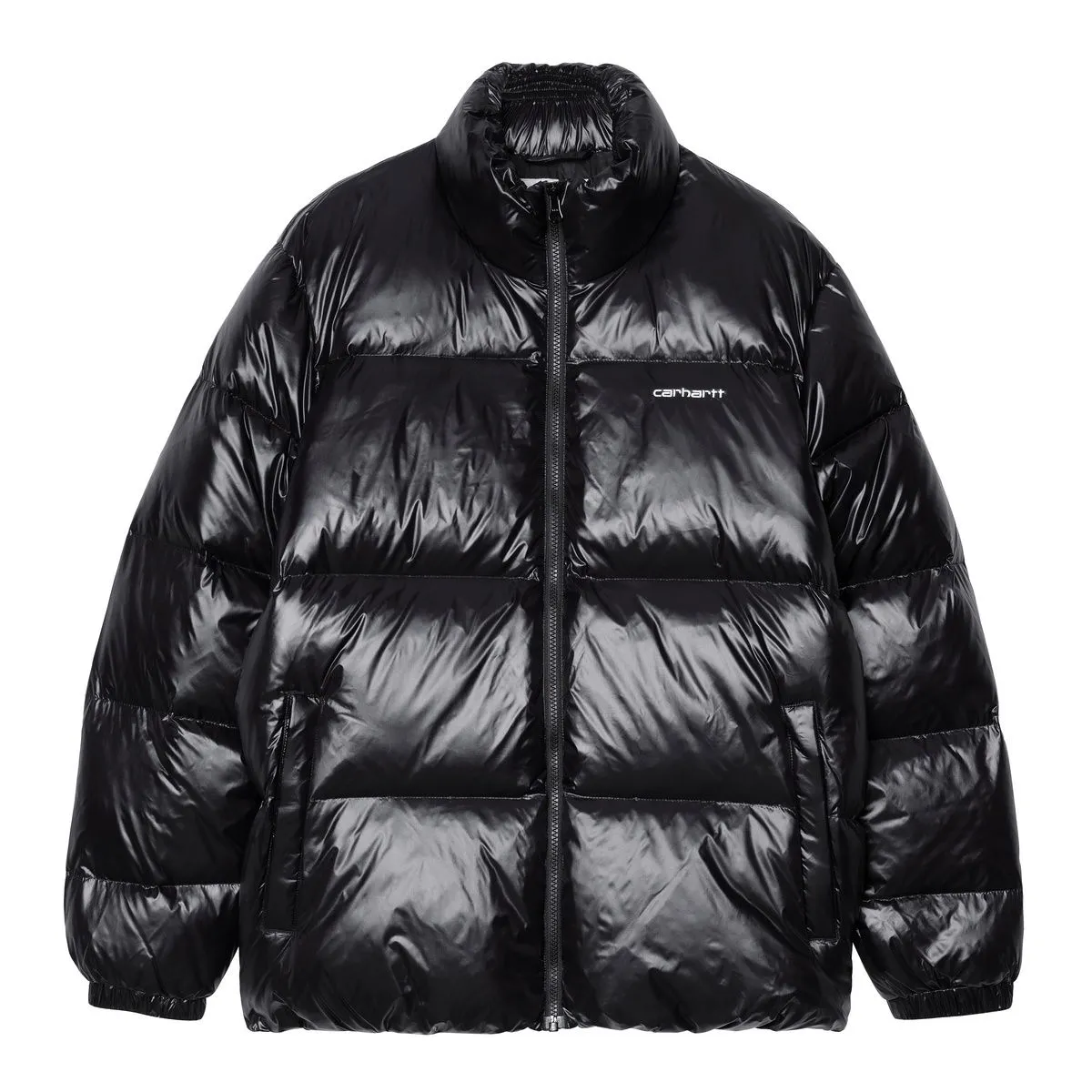 Gesteppte Jacke Carhartt WIP Shiny Black Puffer Jacket A232057_5