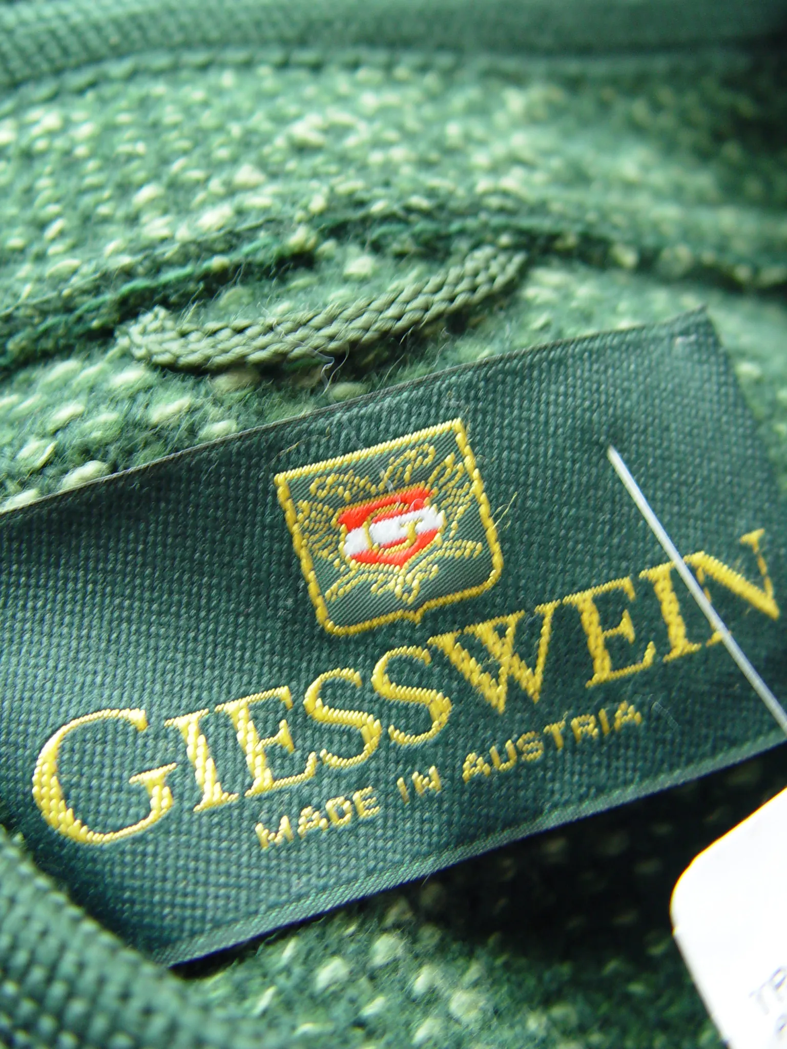 GIESSWEIN Walkjacke in grün, toller Walker Jacke Trachtenjacke Janker Gr.56