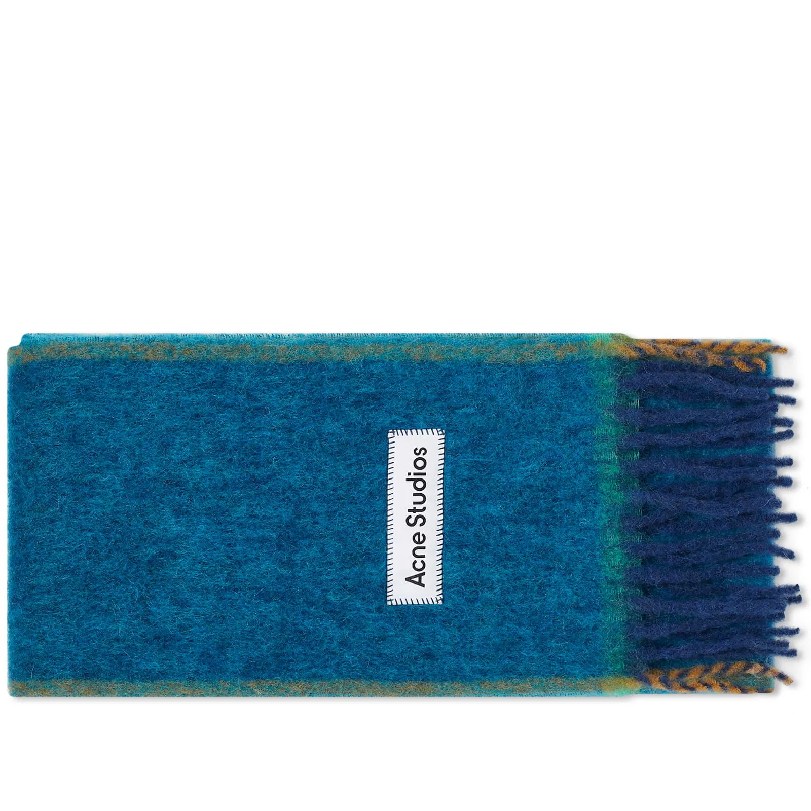 Halstuch Acne Studios Vally Solid Scarf "Turquoise Blue" CA0290-AAP