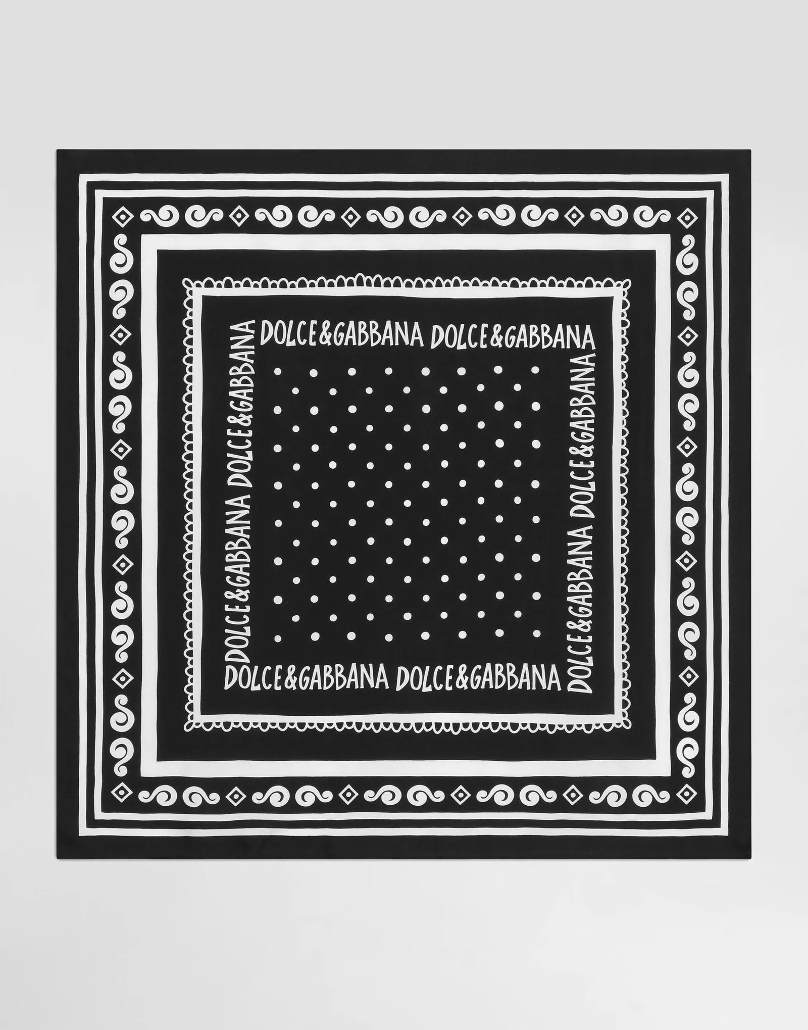 Halstuch Dolce & Gabbana Bandanna-Print Silk Scarf GQ348EG0WT4HN9QA