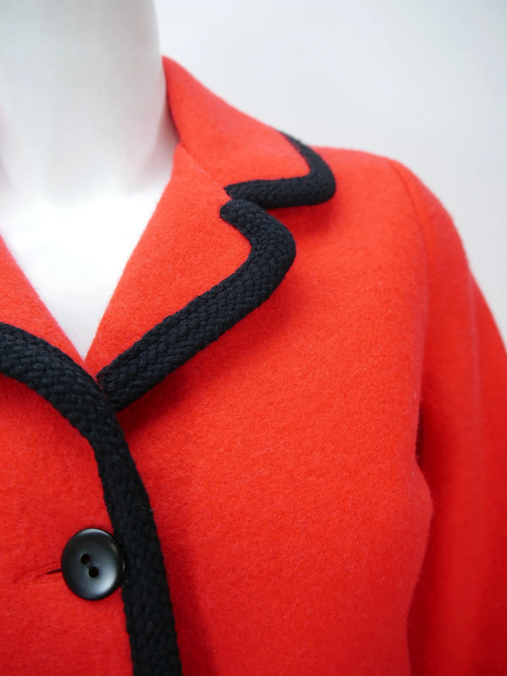 Heinzelmann Walker neuwertig orange wunderschöne tolle Trachtenjacke Jacke Gr.36
