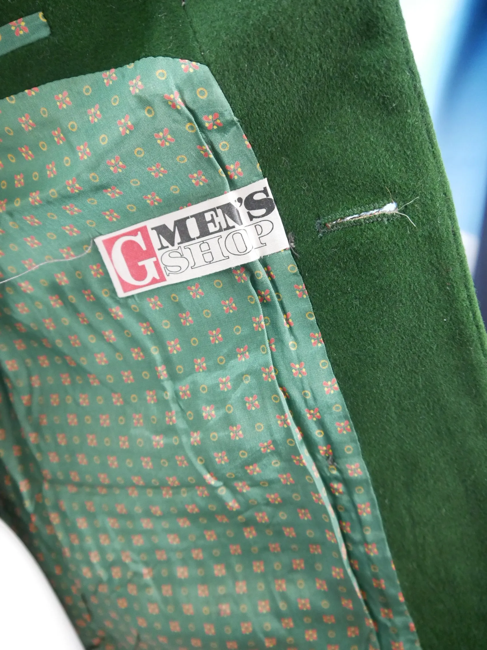 Herrlich braun Janker mit Hirschhornknöpfe Stickerei Trachtenjacke Jacke Gr.46