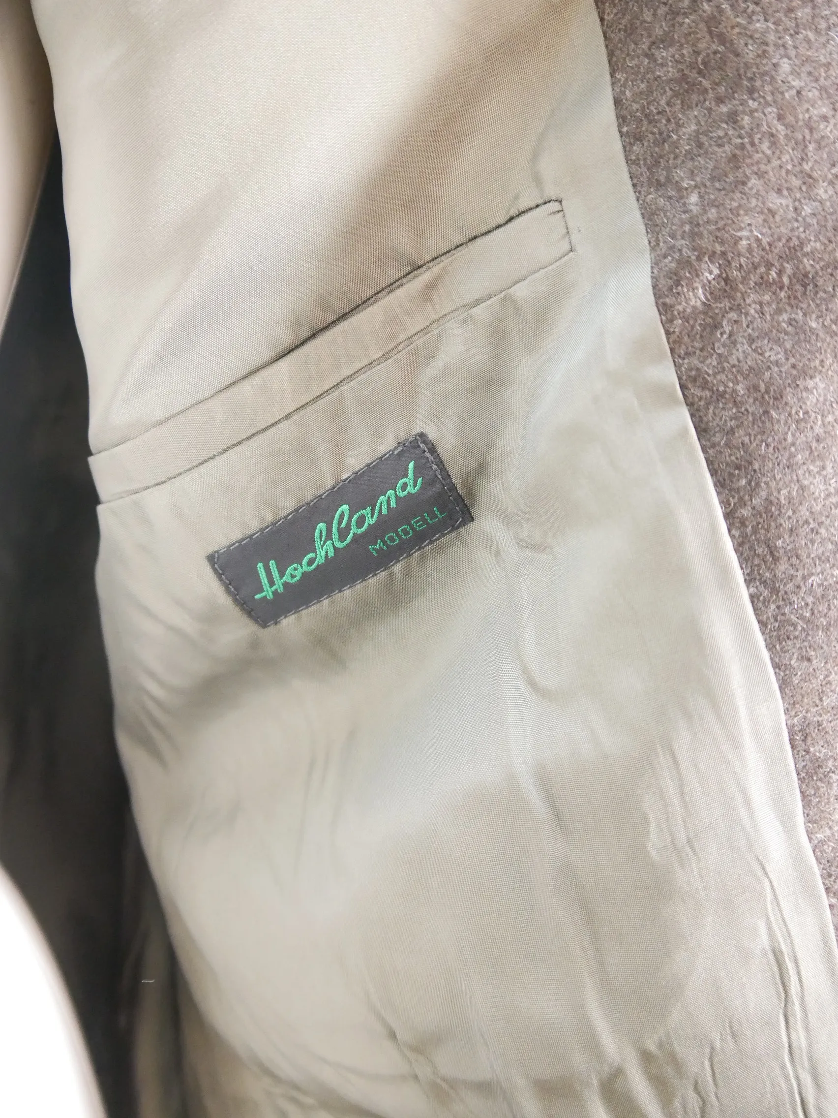 Hochland Modell Janker braun mit Hirschhornknöpfen Trachtenjacke Jacke Gr.58