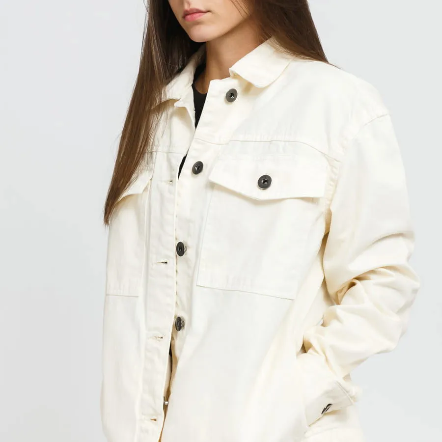 Jacke Urban Classics Oversized Shirt Jacket TB4366 cream