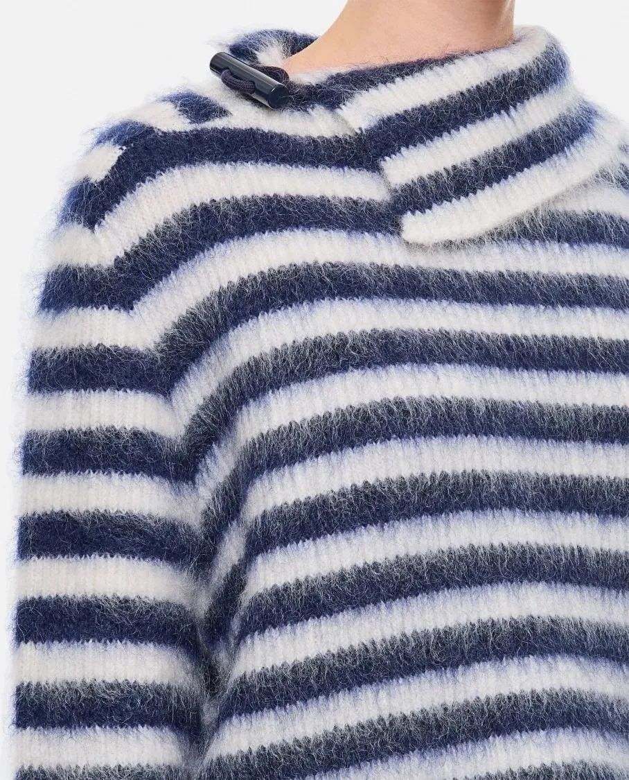   Jacquemus  Le Pull Marina Mohair Pullover Blue  Pullover 
