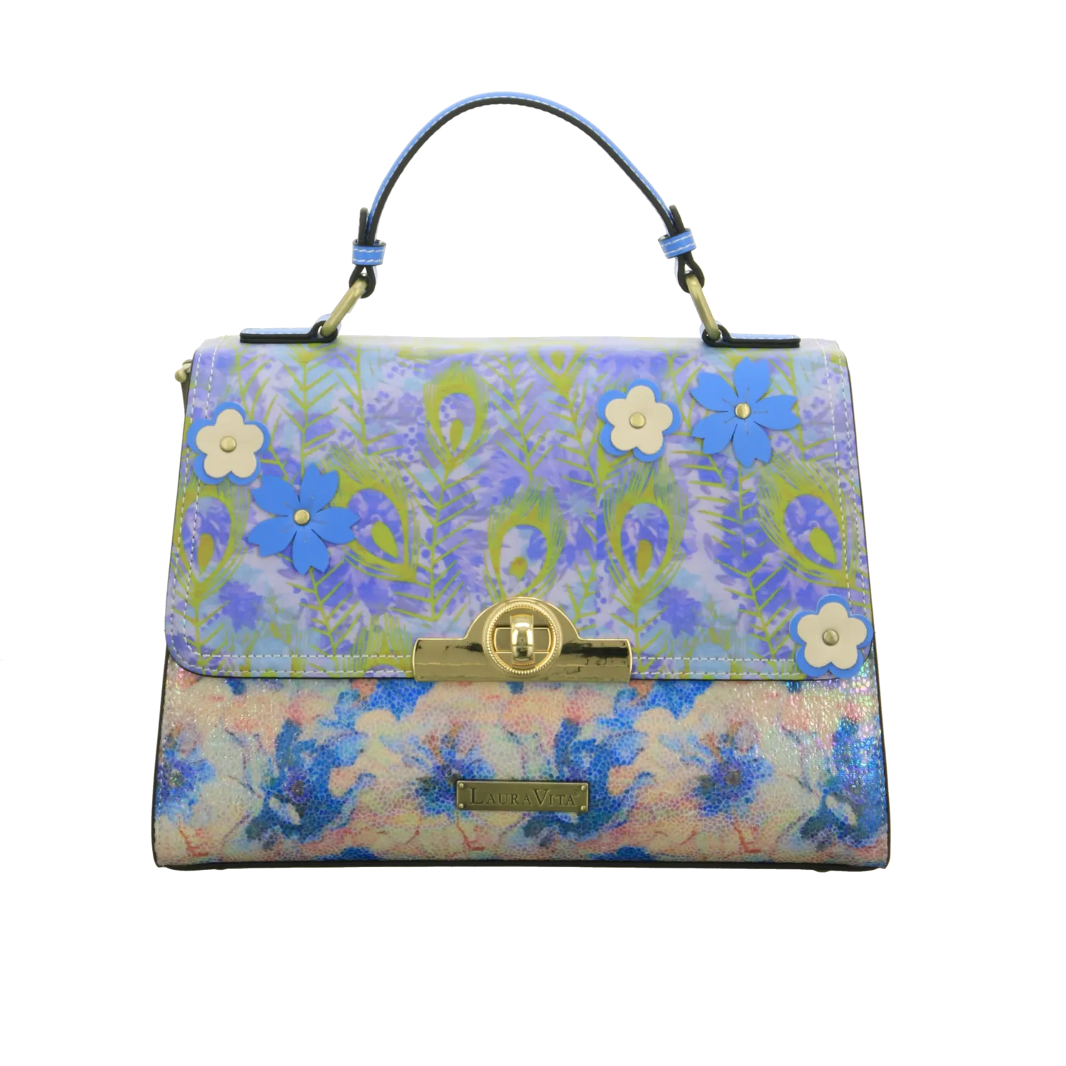 Laura Vita Tasche denim / hell-blau