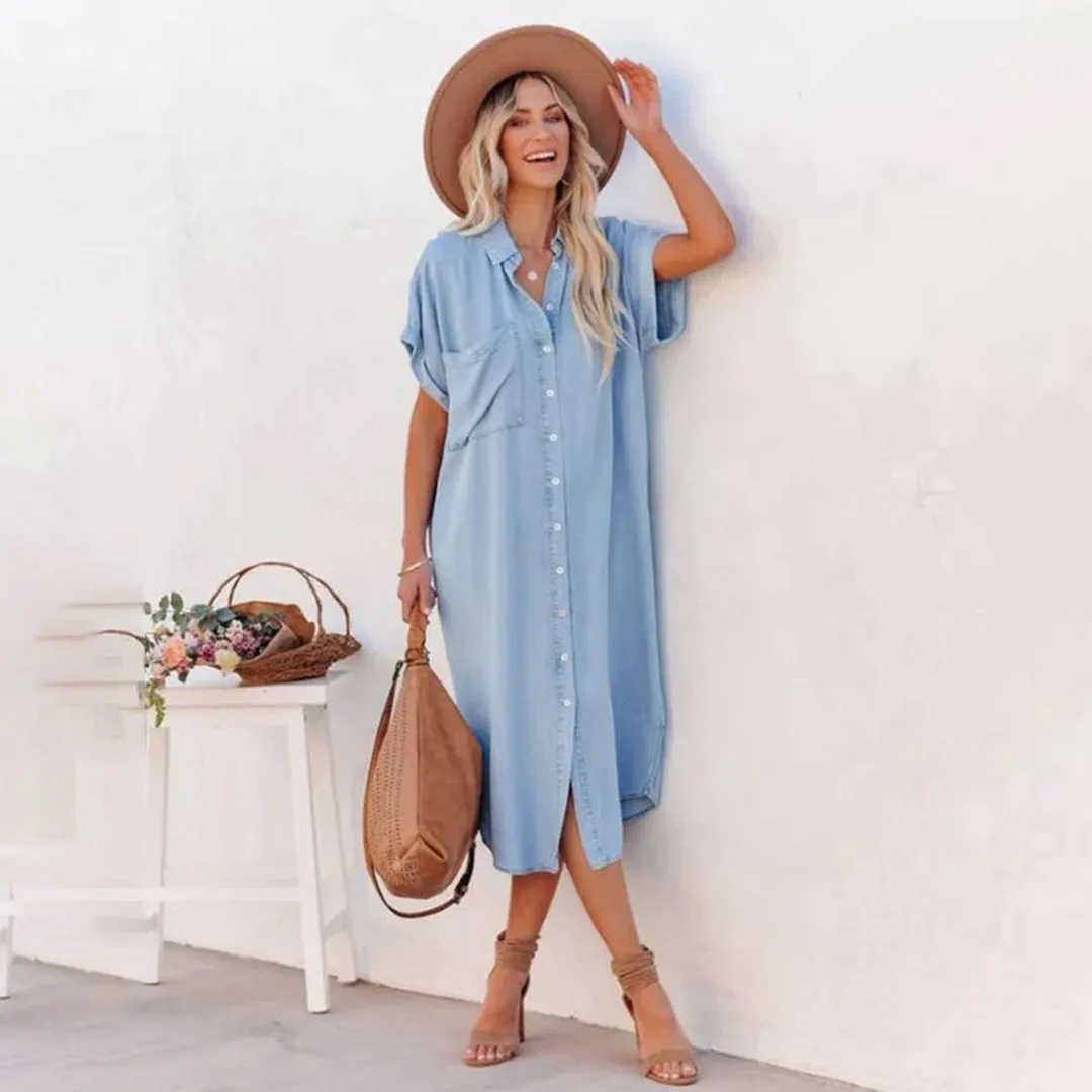 Lässiges lockeres Kleid