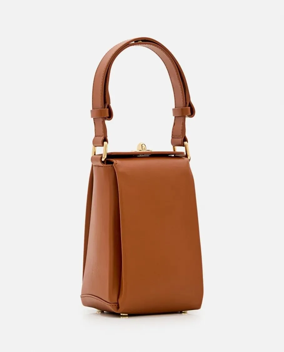   Plan C  Leather Handbag Brown  Crossbody Bag 