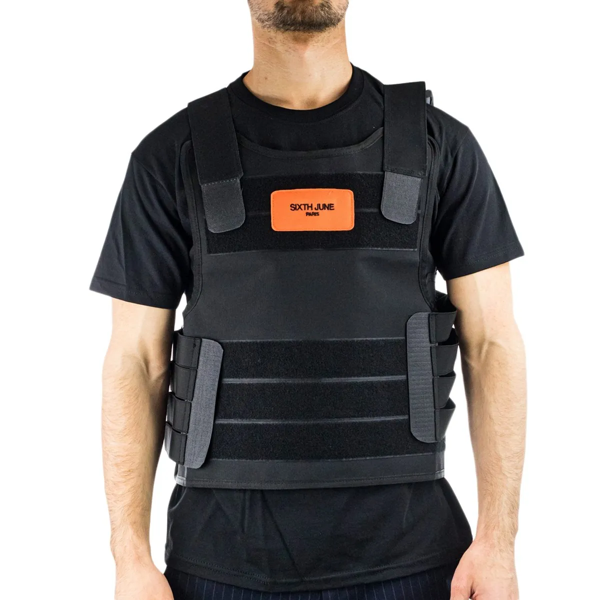 Sixth June Light Bullet Proof Jacket Weste M3753LJA - schwarz-orange