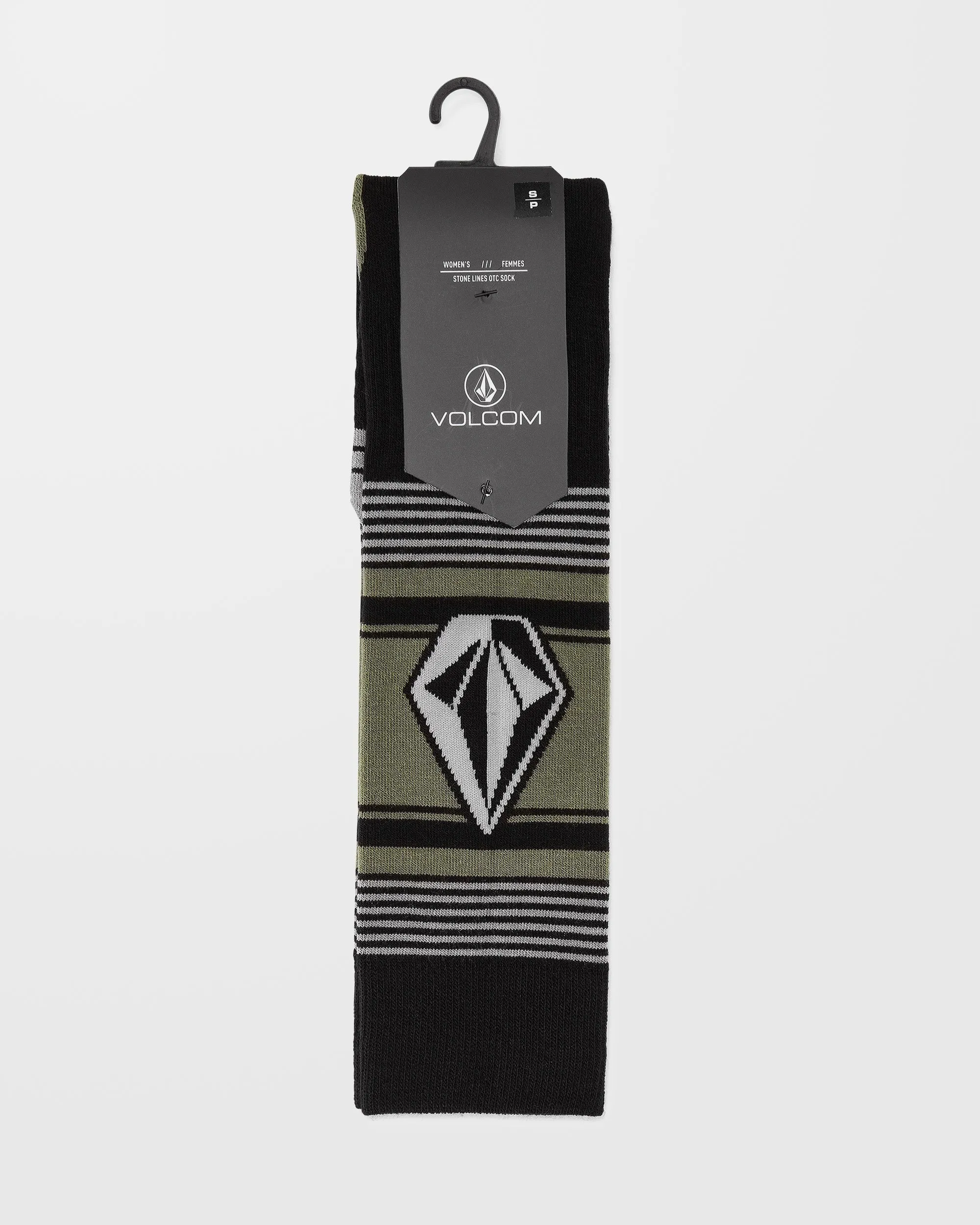 Stone Lines Otc Socken - Lichen Green