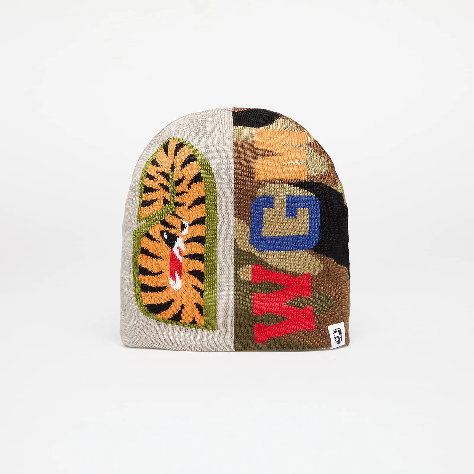 Strickmütze BAPE Shark Knit Hat 001HTK701006M GRA