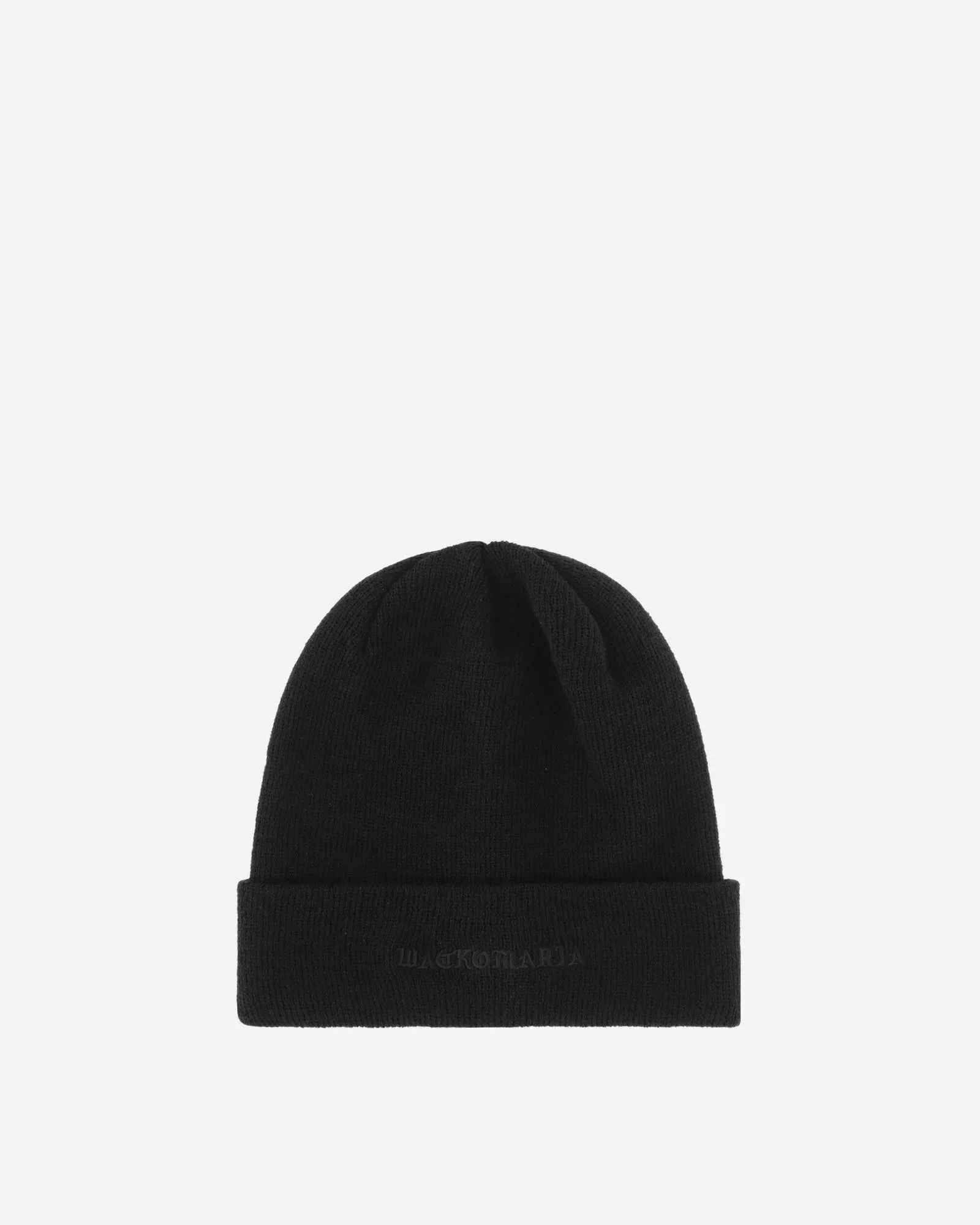 Strickmütze WACKO MARIA Black Knit Watch Cap 24FW-WMA-CP05 BLACK