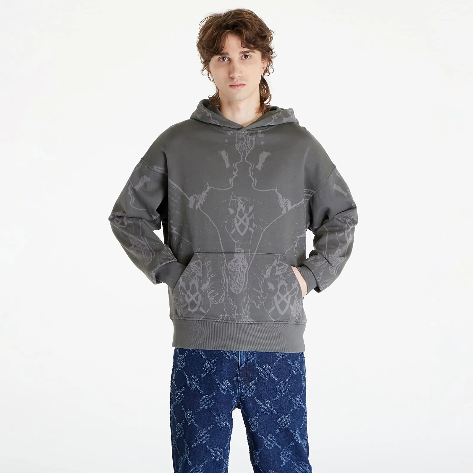 Sweatshirt DAILY PAPER Secret Rhythm Oversized Hoodie 2411005
