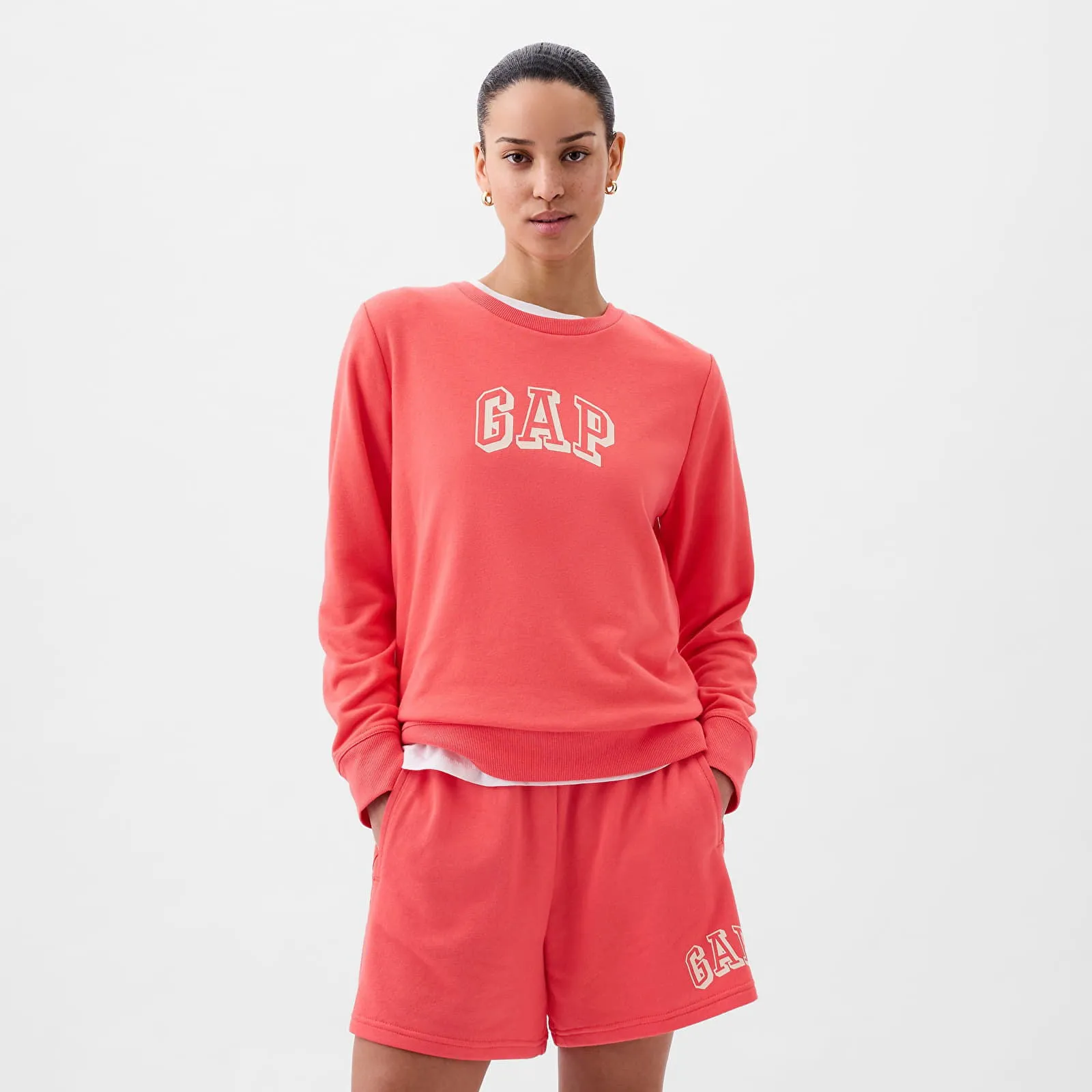 Sweatshirt GAP Logo Sweatshirt Cayenne 885586-00