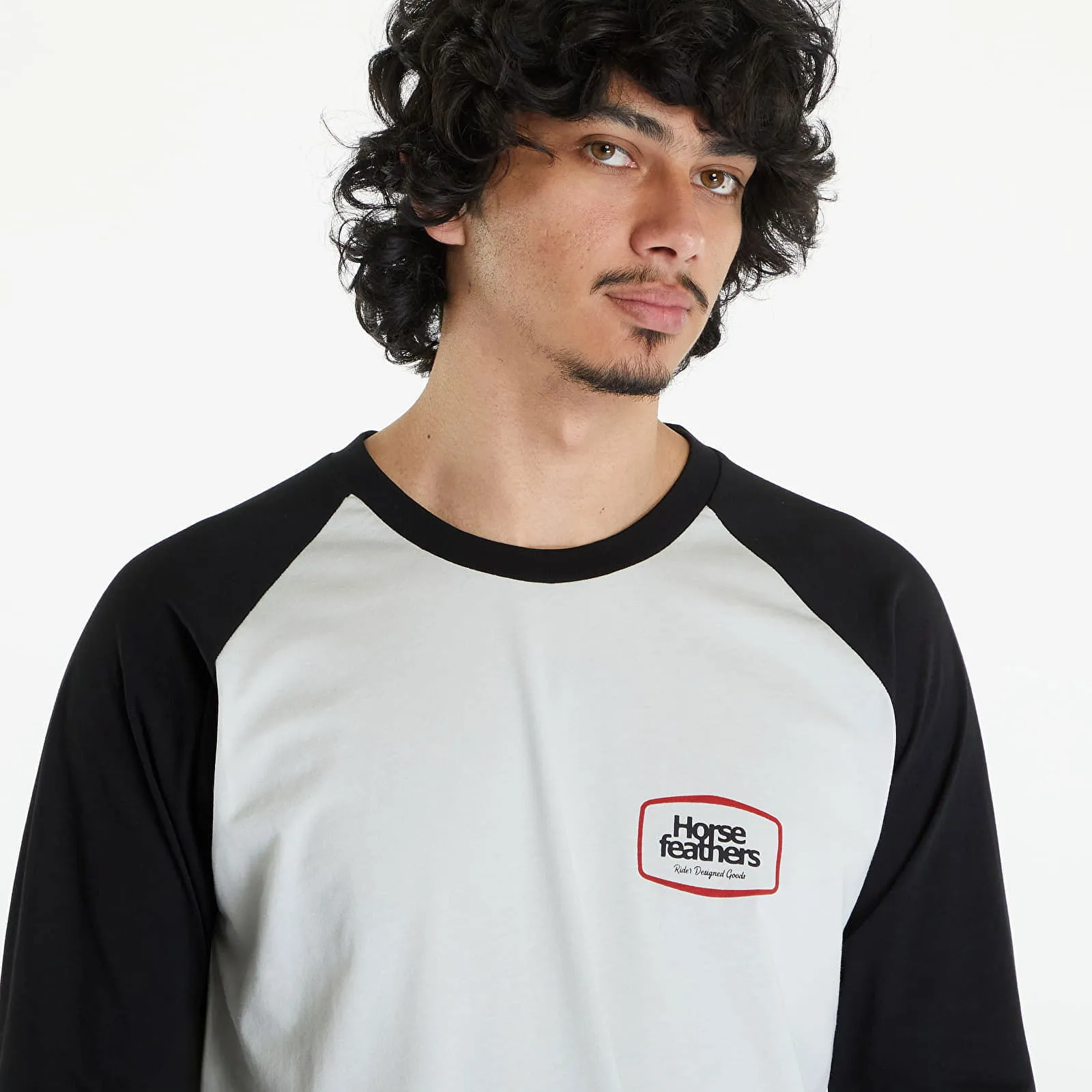 T-shirt Horsefeathers Bronco Raglan T-Shirt Cement SM1336A