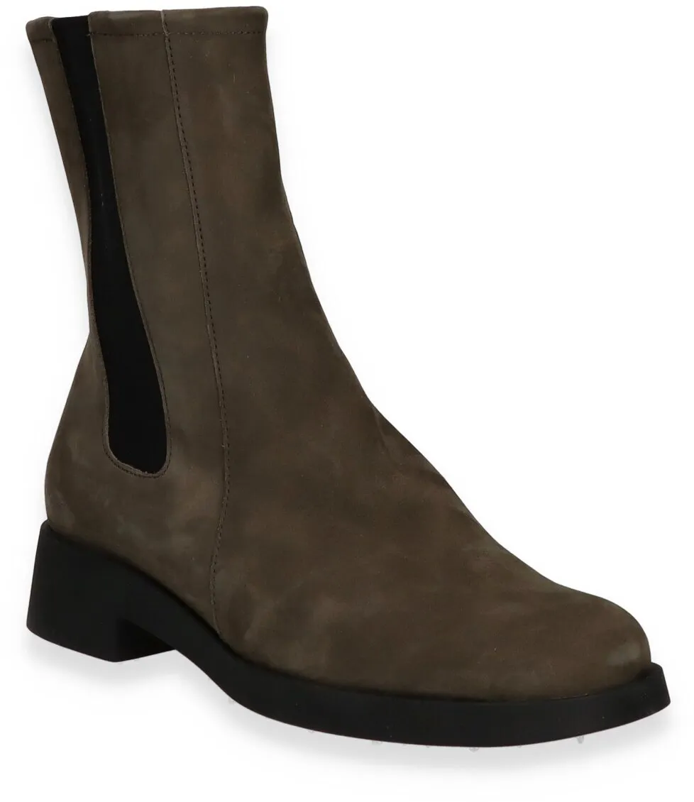 TAIWAY Damen-Stiefeletten aus Leder 105202000006 (Dunkelgrau)